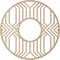 Ekena Millwork Empire Wood Fretwork Pierced Ceiling Medallion, Alder, 24"OD x 8 3/4"ID x 1/4"T CMWP24X24X0250EPAL - alternate 2